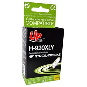 UPrint-kompatible Tinte mit CD974AE, HP 920XL, gelb, 12 ml, H-920-XL, für HP Officejet